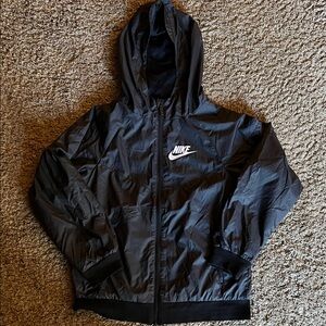 Nike Hooded Zip Jacket With Pockets.